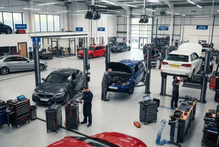 Manufacturer Servicing: UK Guide to Car Maintenance Manufacturer servicing at a professional UK automotive workshop